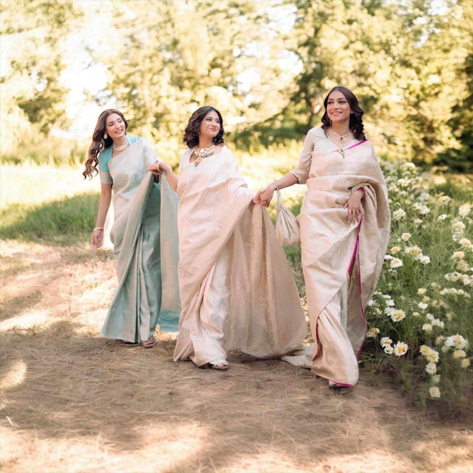 Luxury Handwoven Banarasi Silk Saree UK
