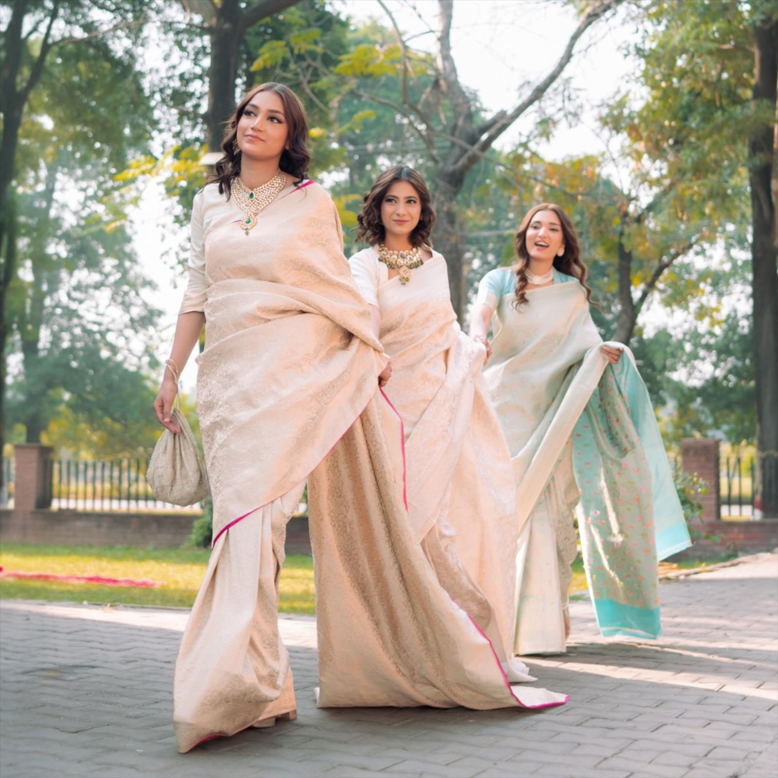 The Wedding Edit – Handwoven Banarasi Sarees