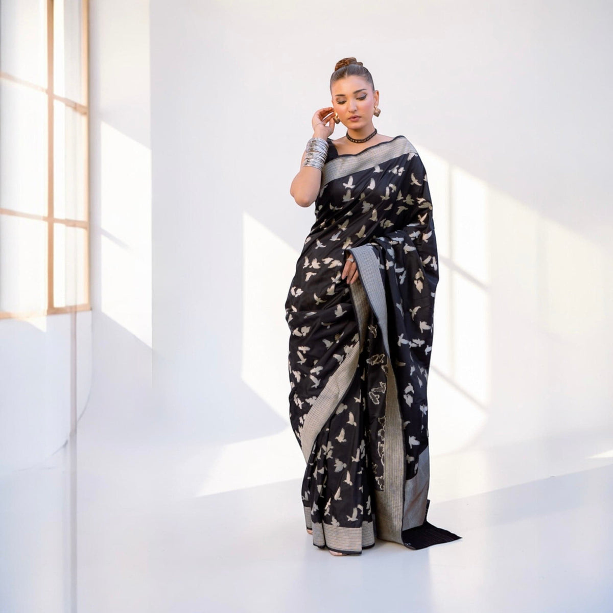 Sacred Ties 1.1 | Handwoven Banarasi Saree