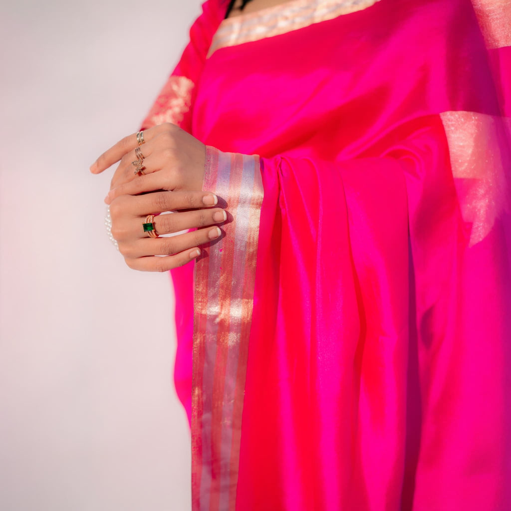 Sacred Hues 1.3 | Handwoven Banarasi Saree