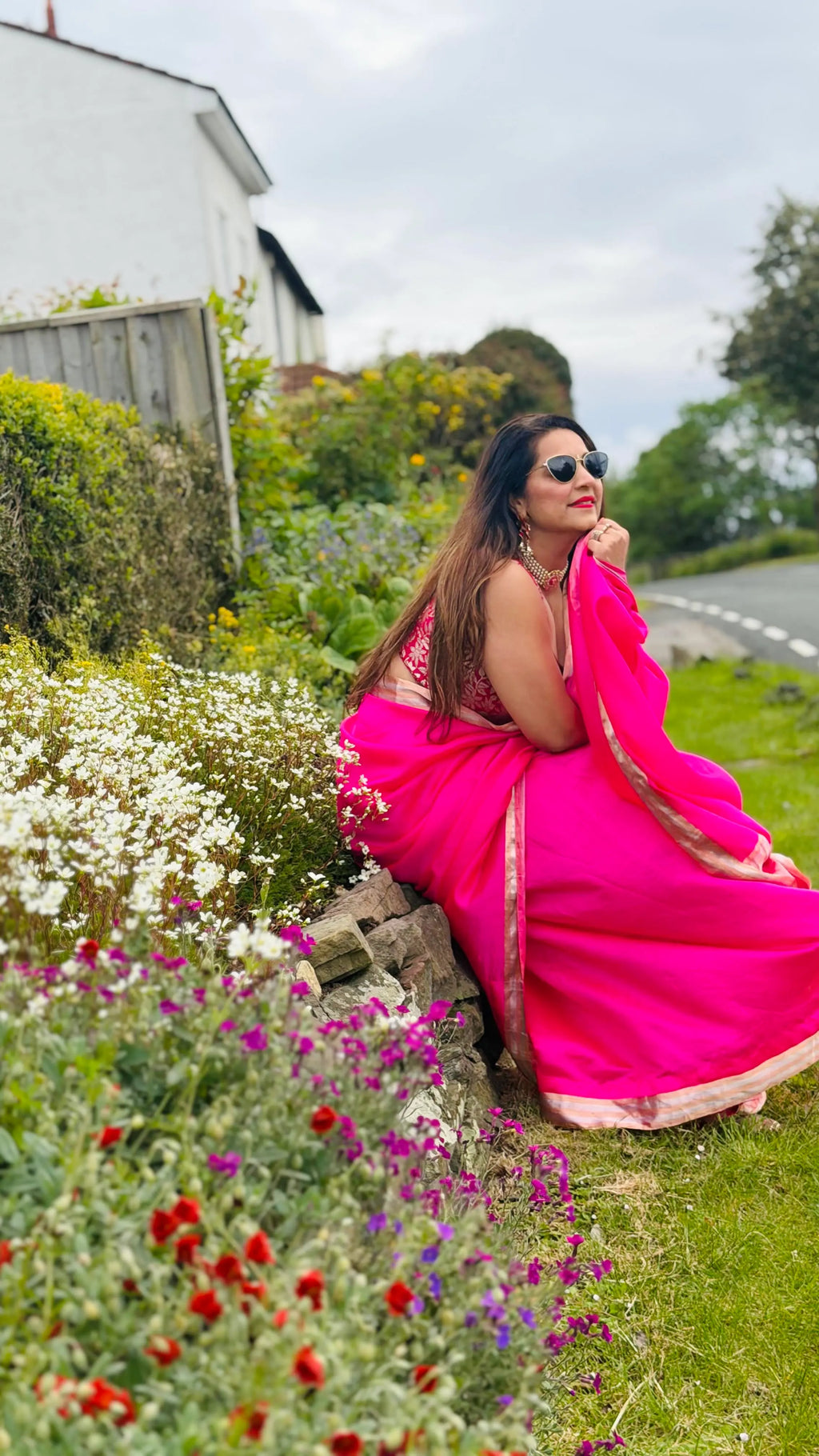 Sacred Hues 1.3 | Handwoven Banarasi Saree