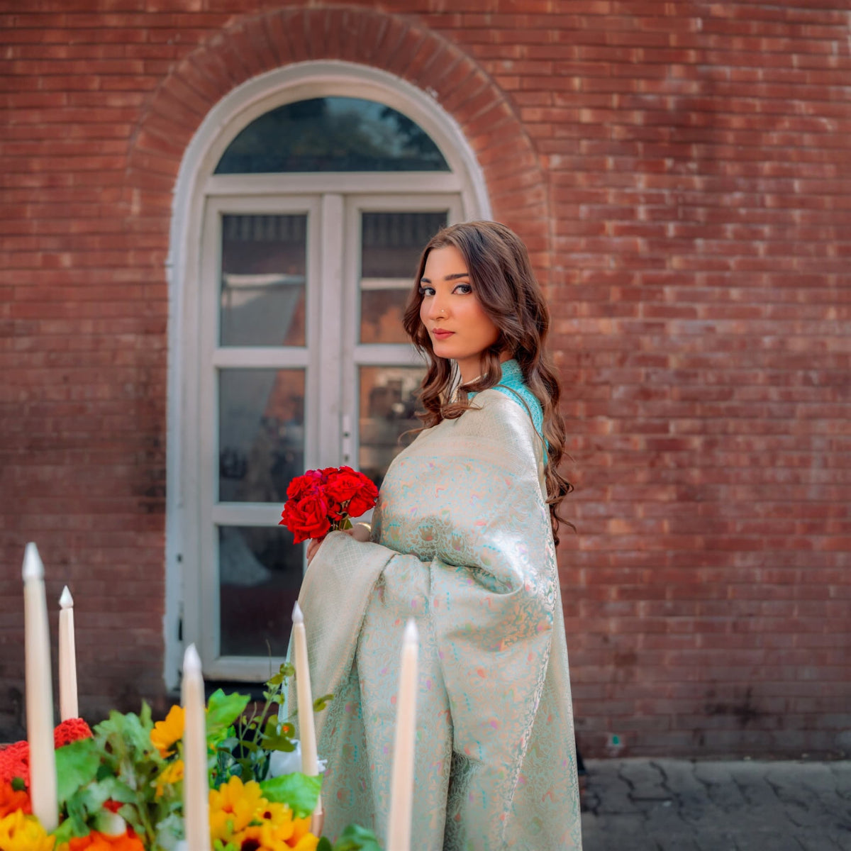 Ivory Whisper 1.2 | Handwoven Banarasi Saree