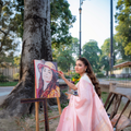 Handwoven Banarasi silk saree from LUNARAÉ LONDON signature collection