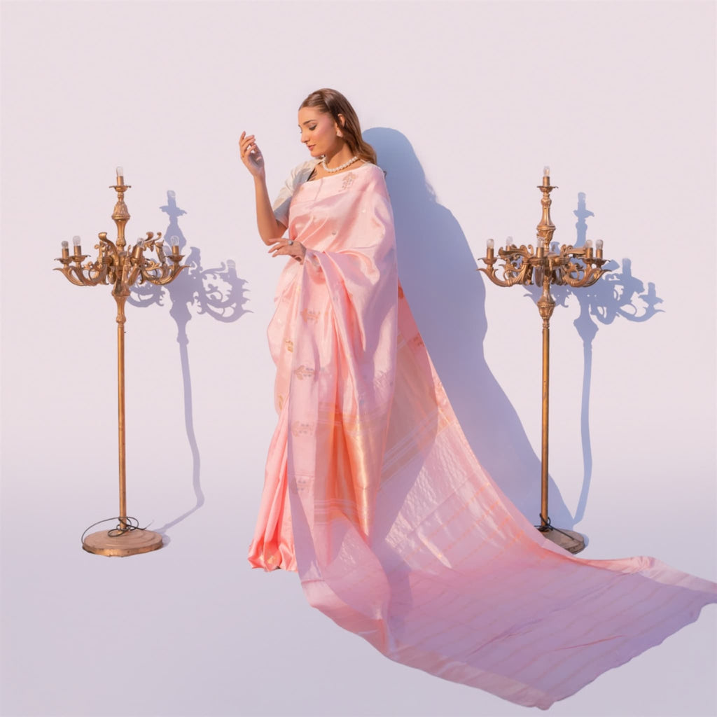 Sacred Hues 1.2 | Handwoven Banarasi Saree