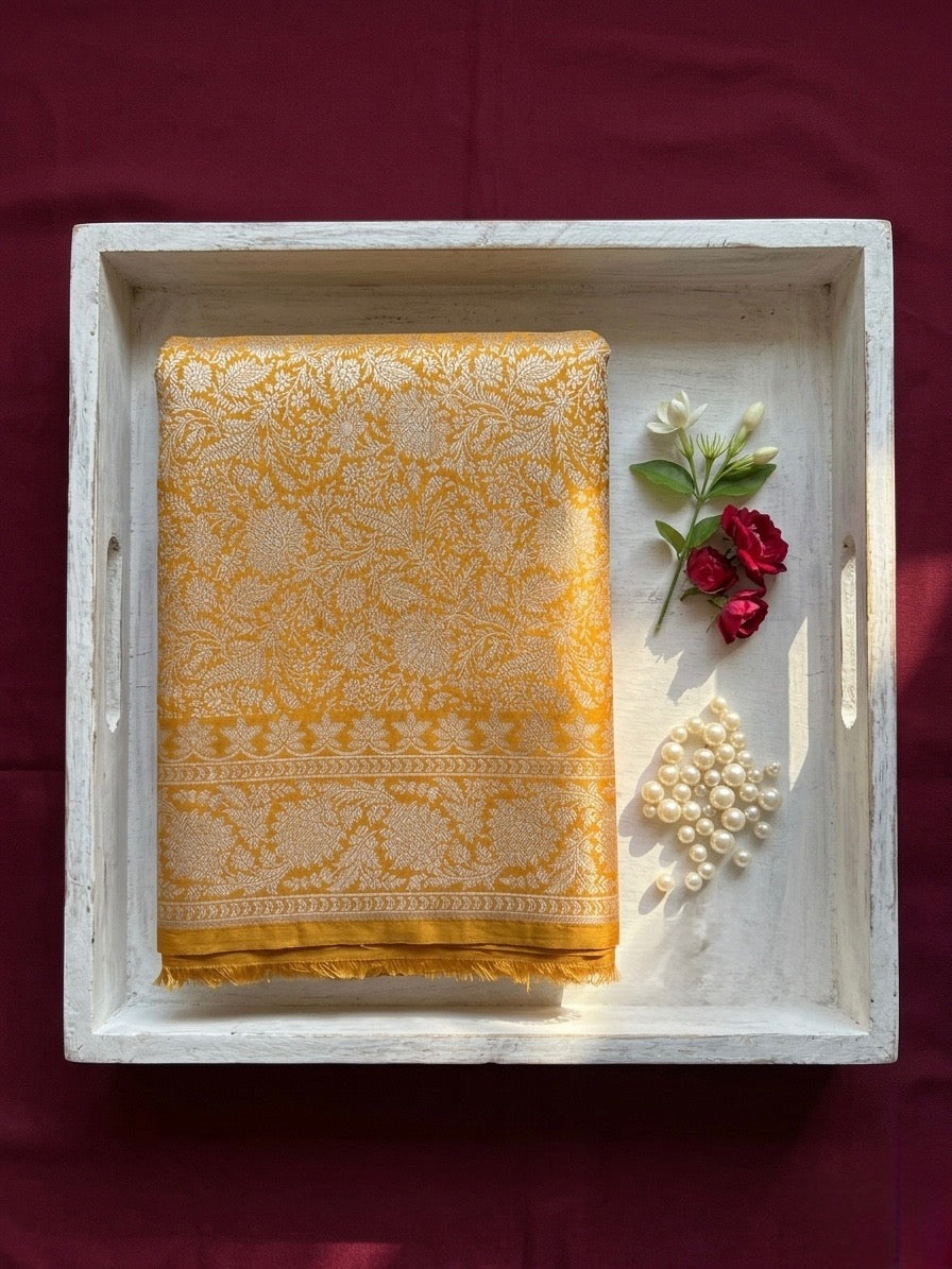 Golden Dynasty | Handwoven Banarasi Saree