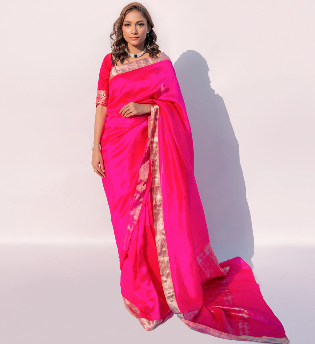 Sacred Hues 1.3 | Handwoven Banarasi Saree