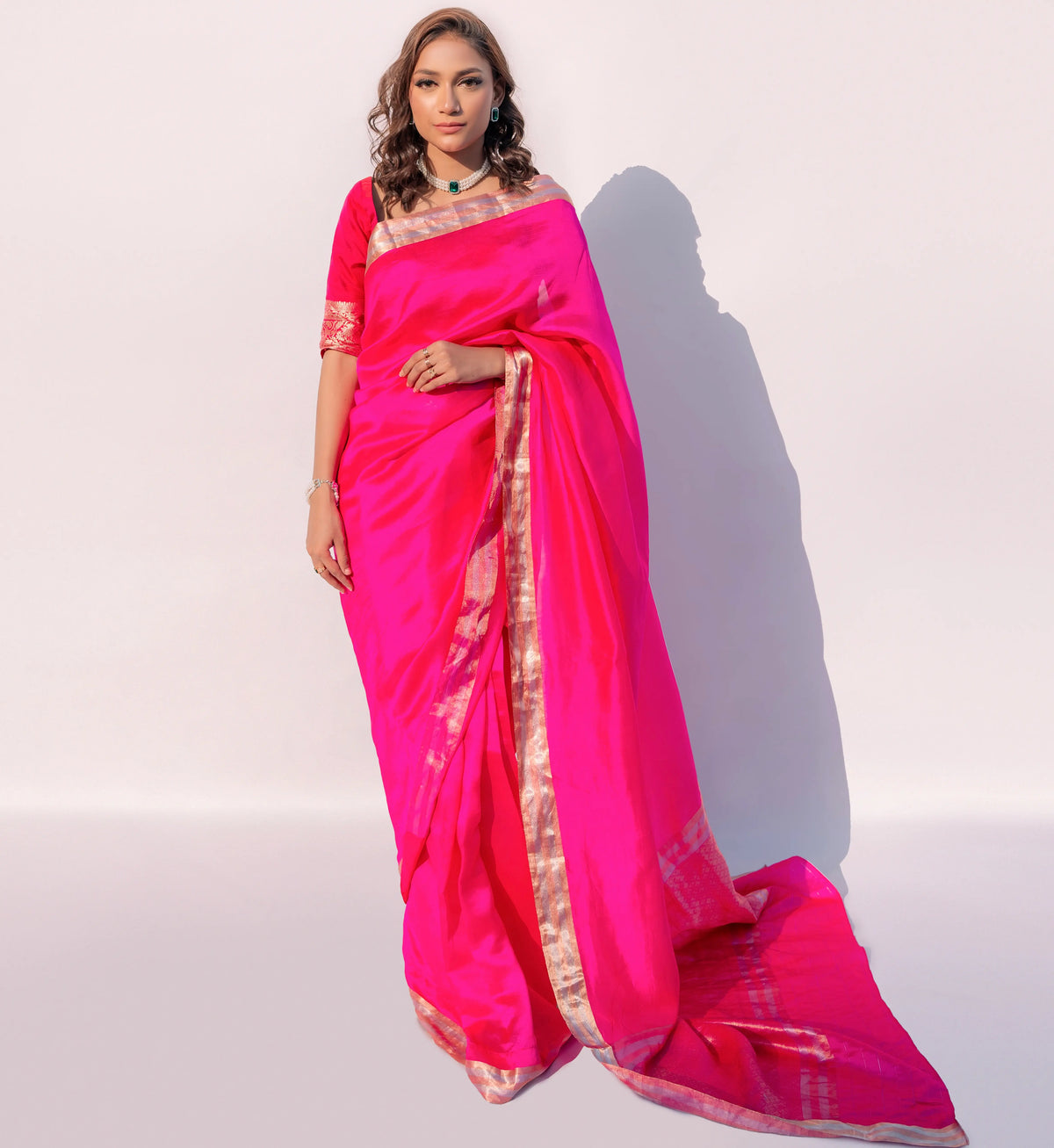 Sacred Hues 1.3 | Handwoven Banarasi Saree