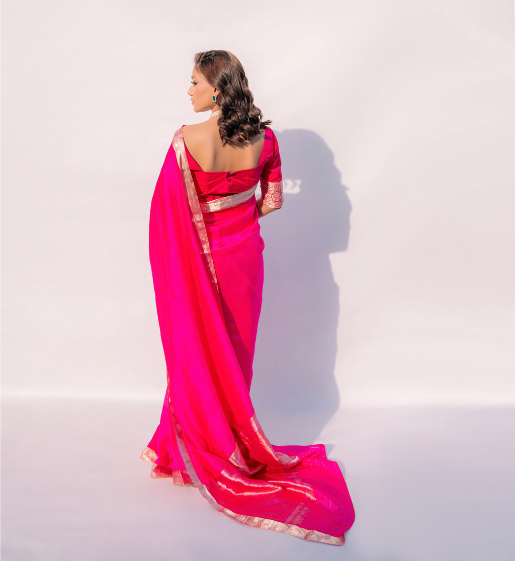 Sacred Hues 1.3 | Handwoven Banarasi Saree