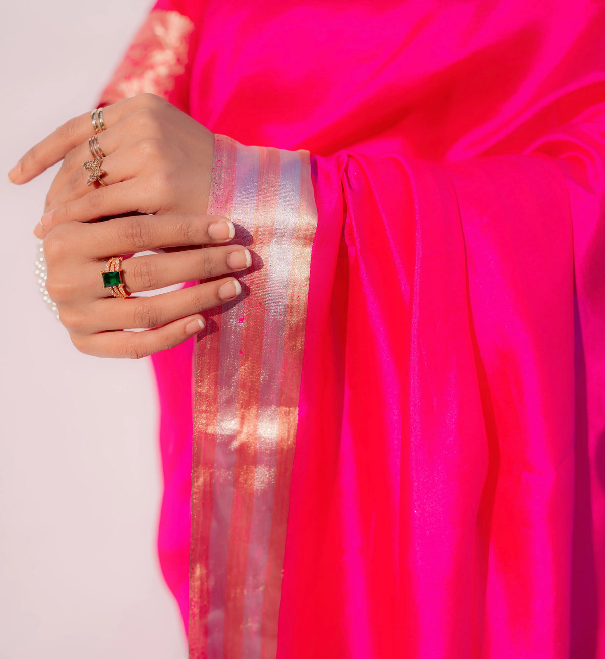 Sacred Hues 1.3 | Handwoven Banarasi Saree