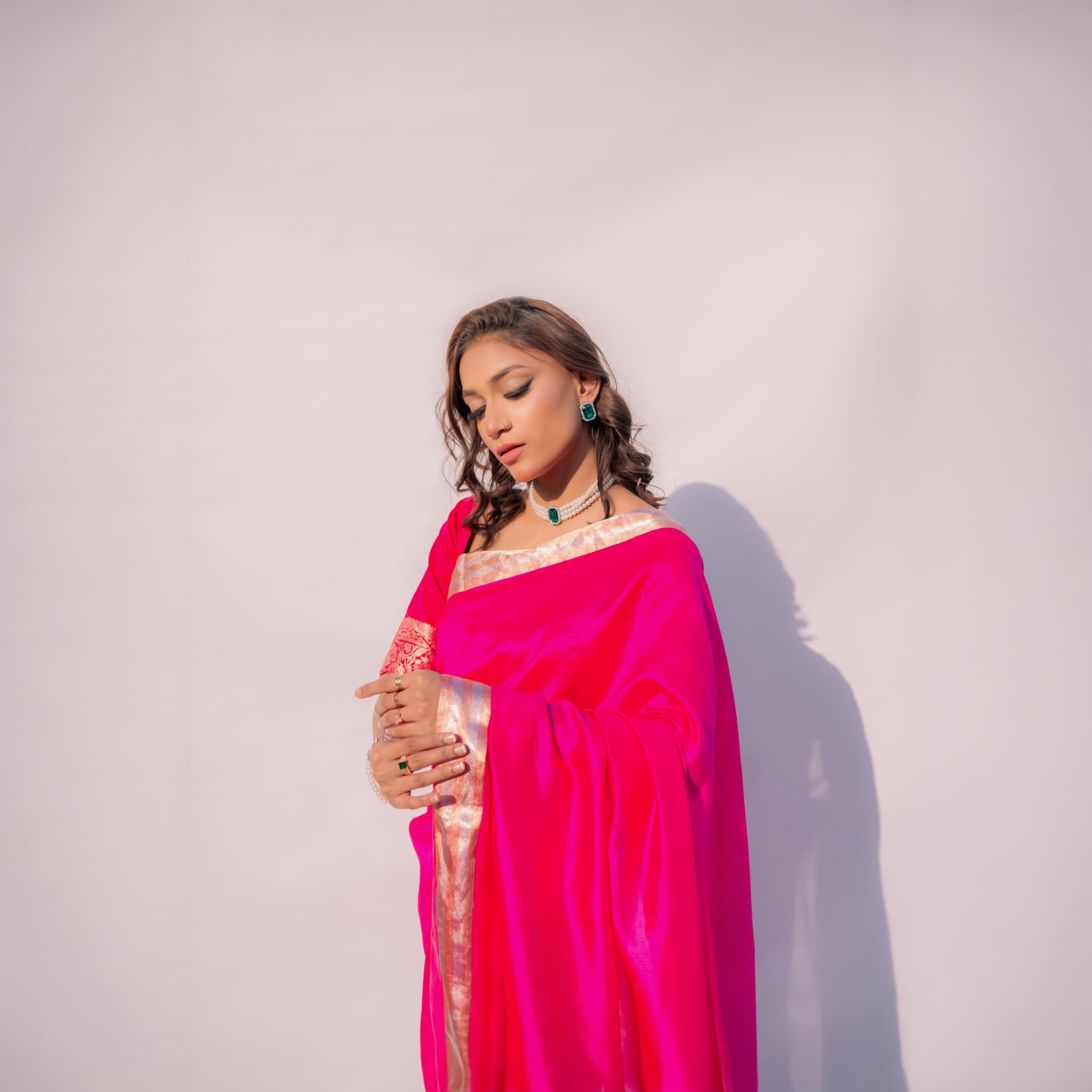 Sacred Hues 1.3 | Handwoven Banarasi Saree