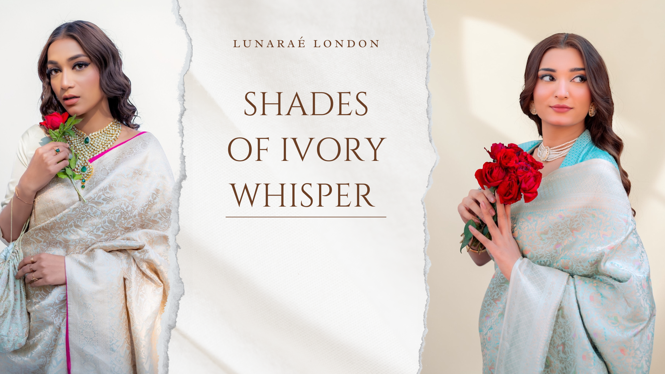 Luxury Handwoven Banarasi Sarees - Lunarae London