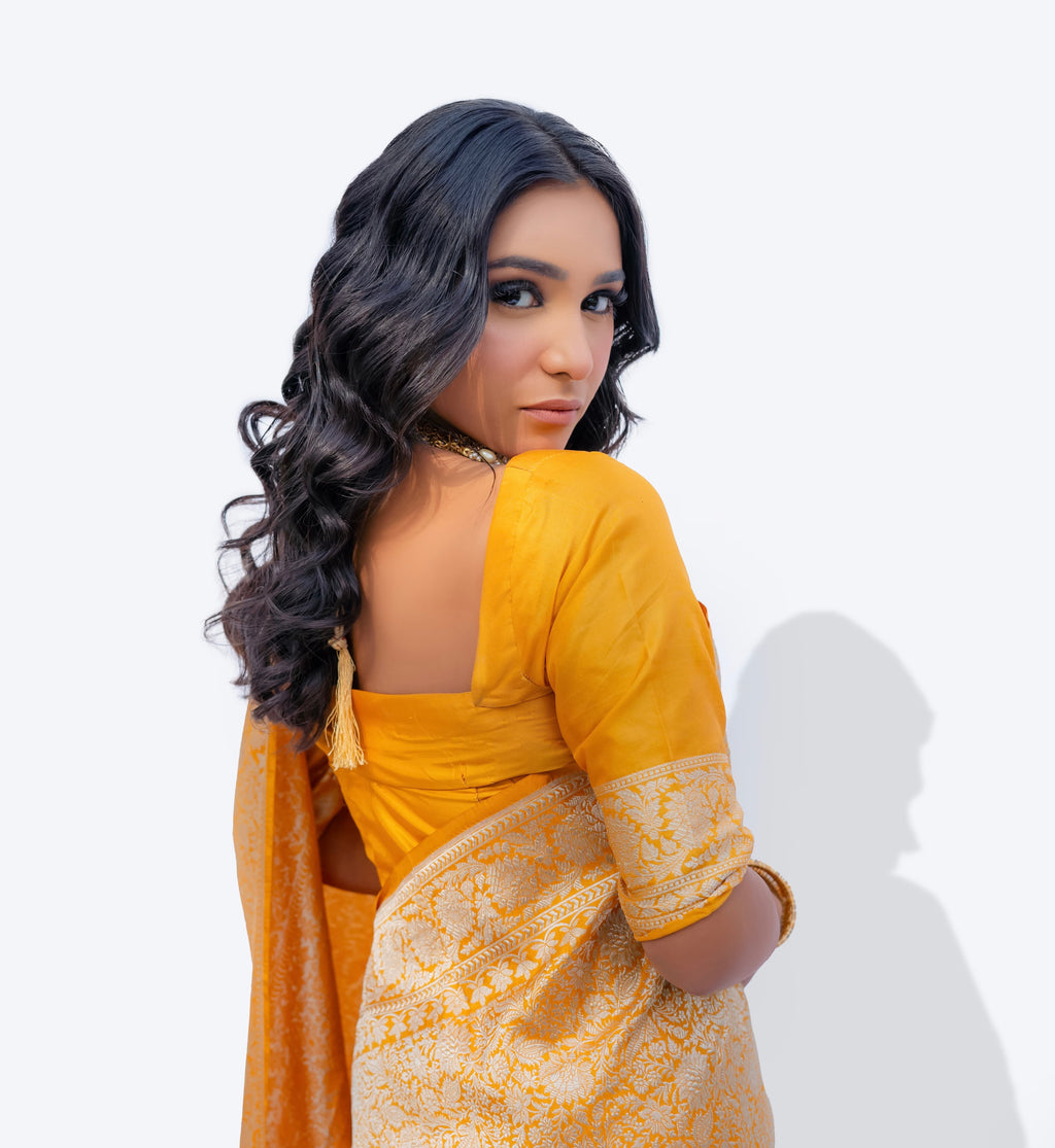 Golden Dynasty | Handwoven Banarasi Saree