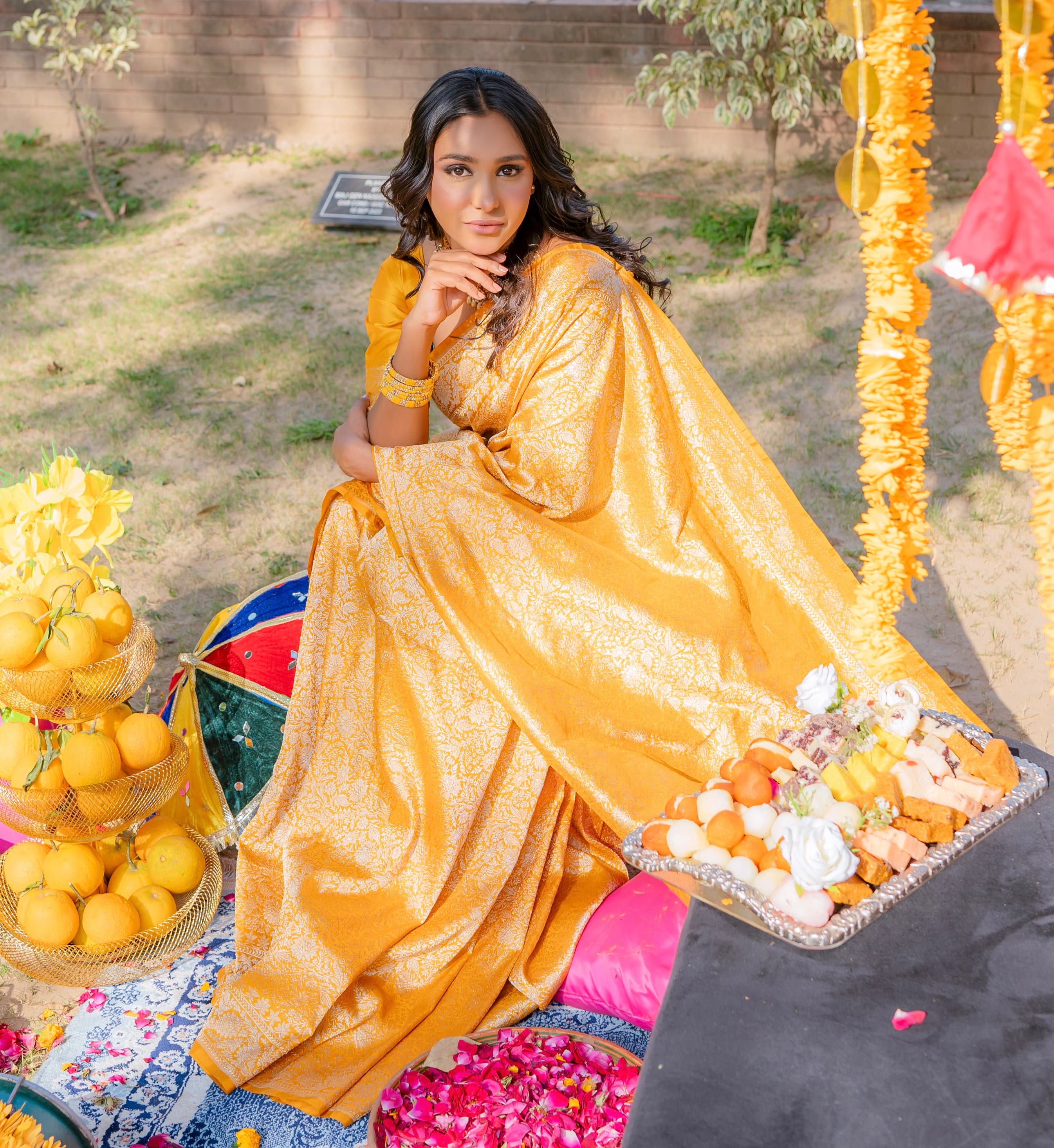 Golden Dynasty | Handwoven Banarasi Saree