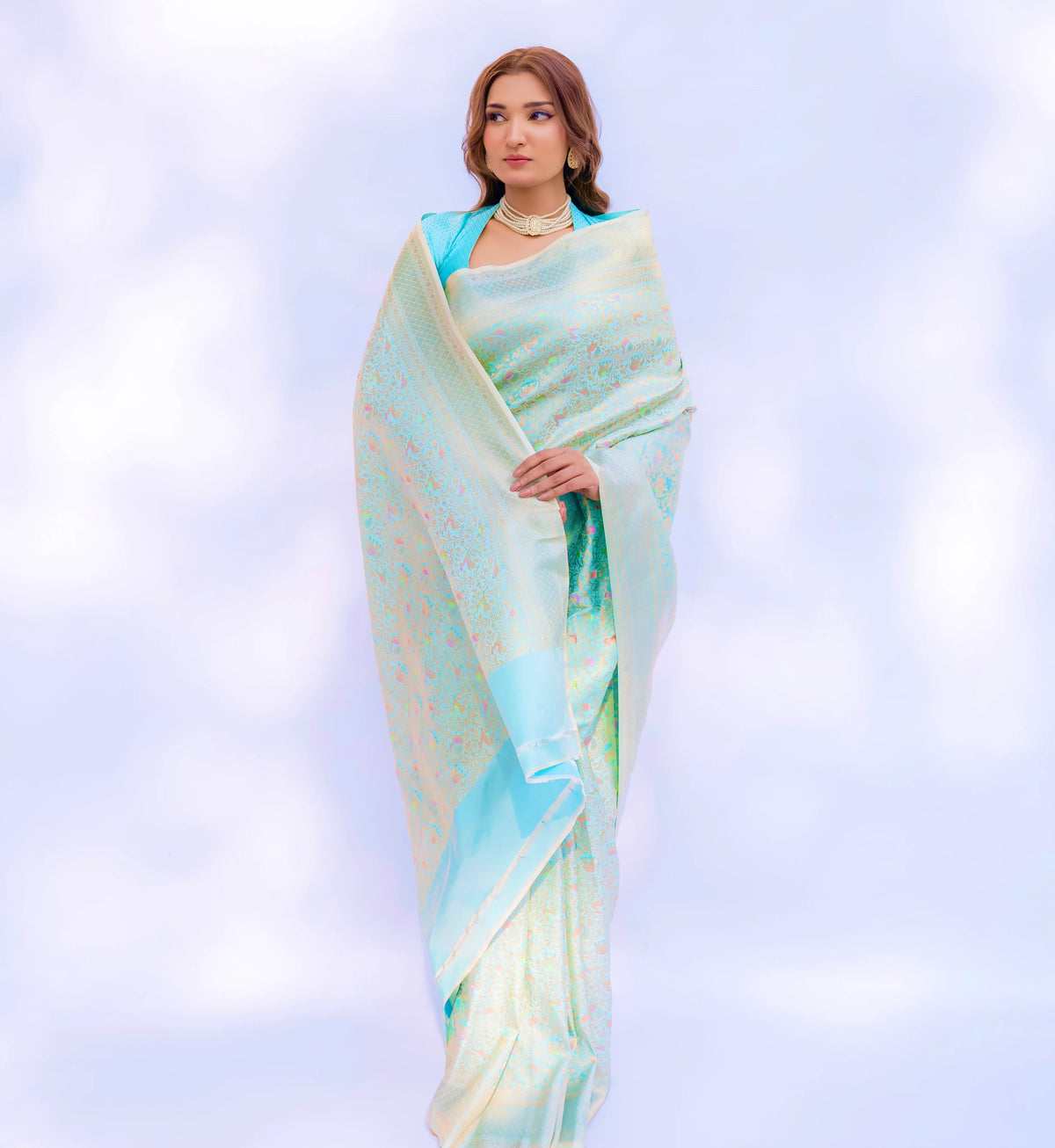Ivory Whisper 1.2 | Handwoven Banarasi Saree