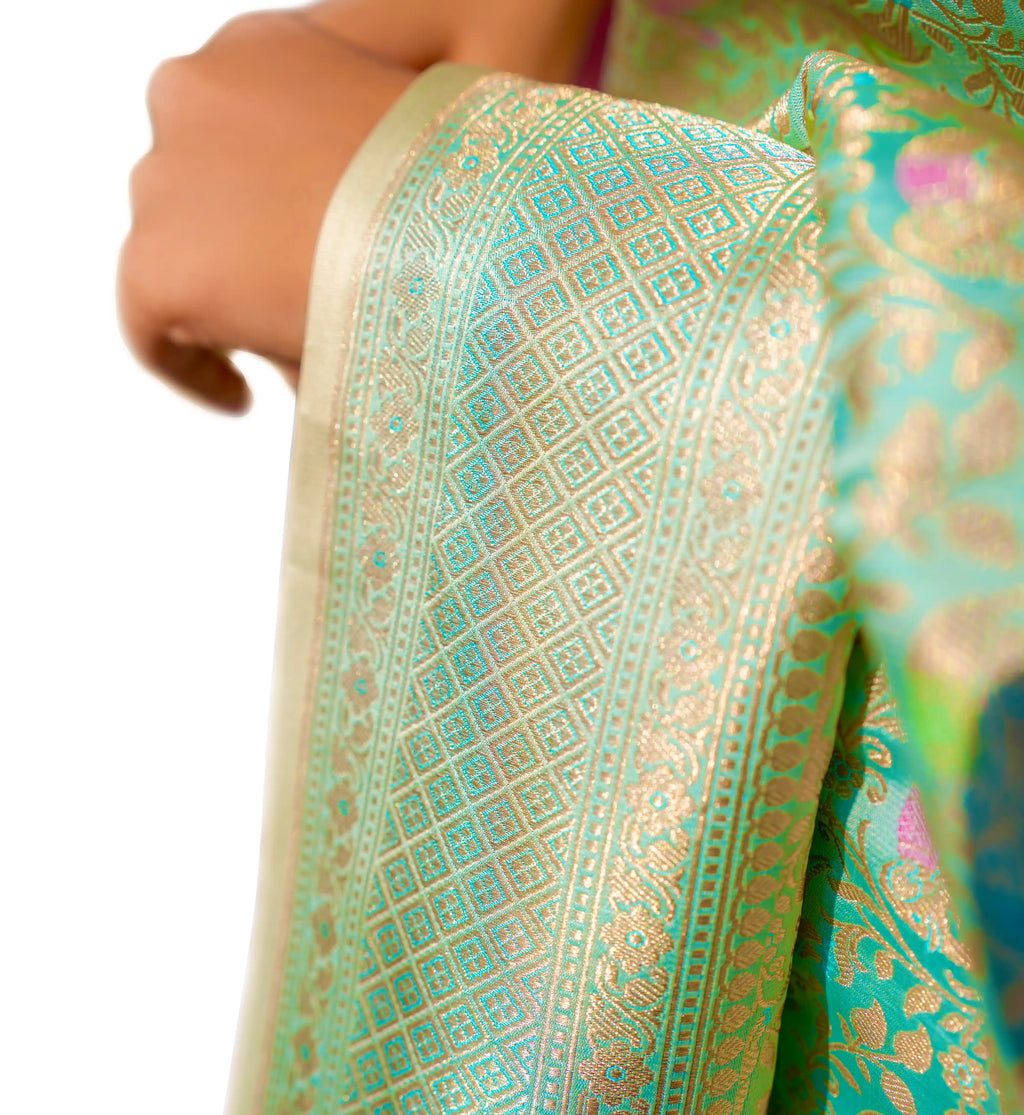 Ivory Whisper 1.2 | Handwoven Banarasi Saree