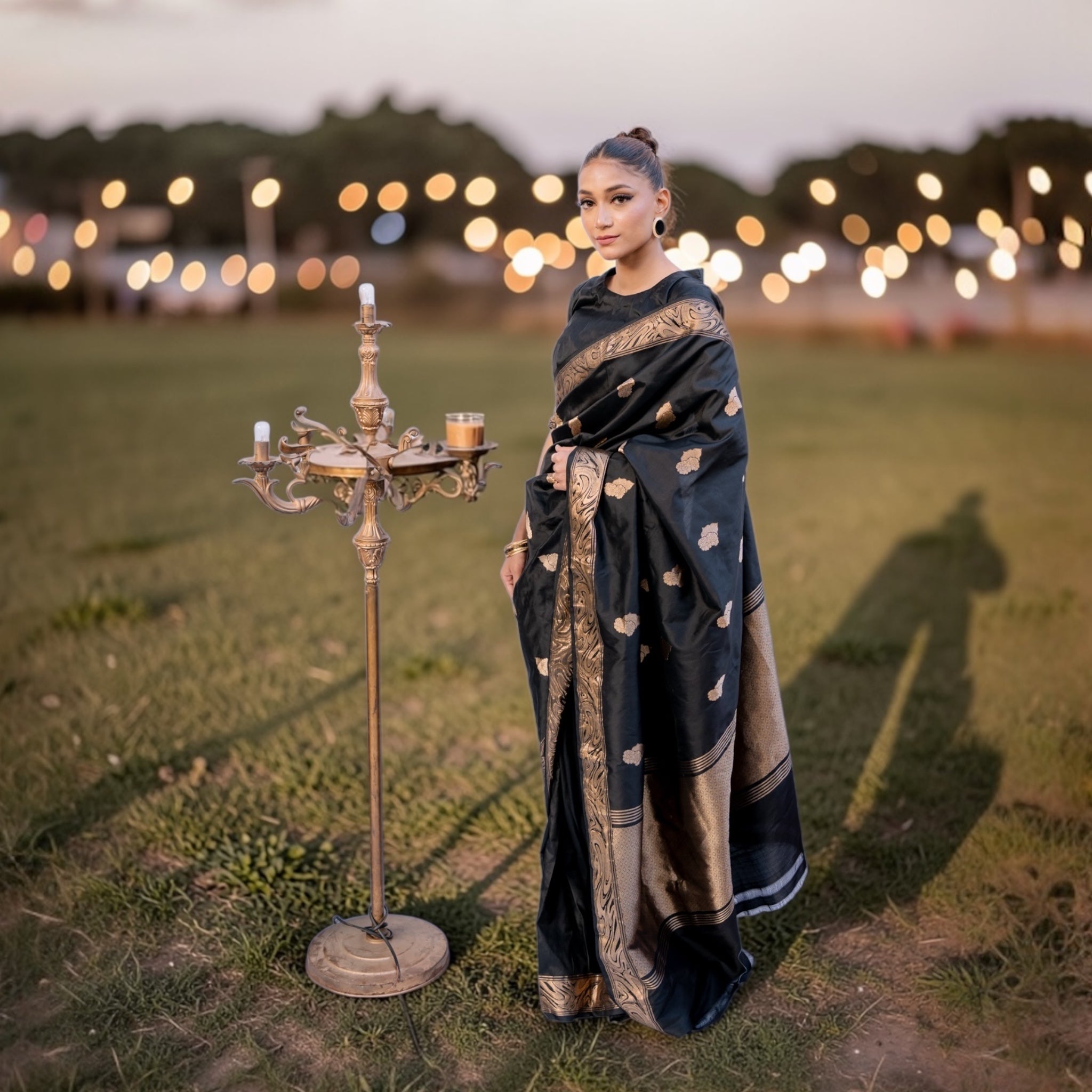 Sacred Ties 1.3 | Handwoven Banarasi Saree