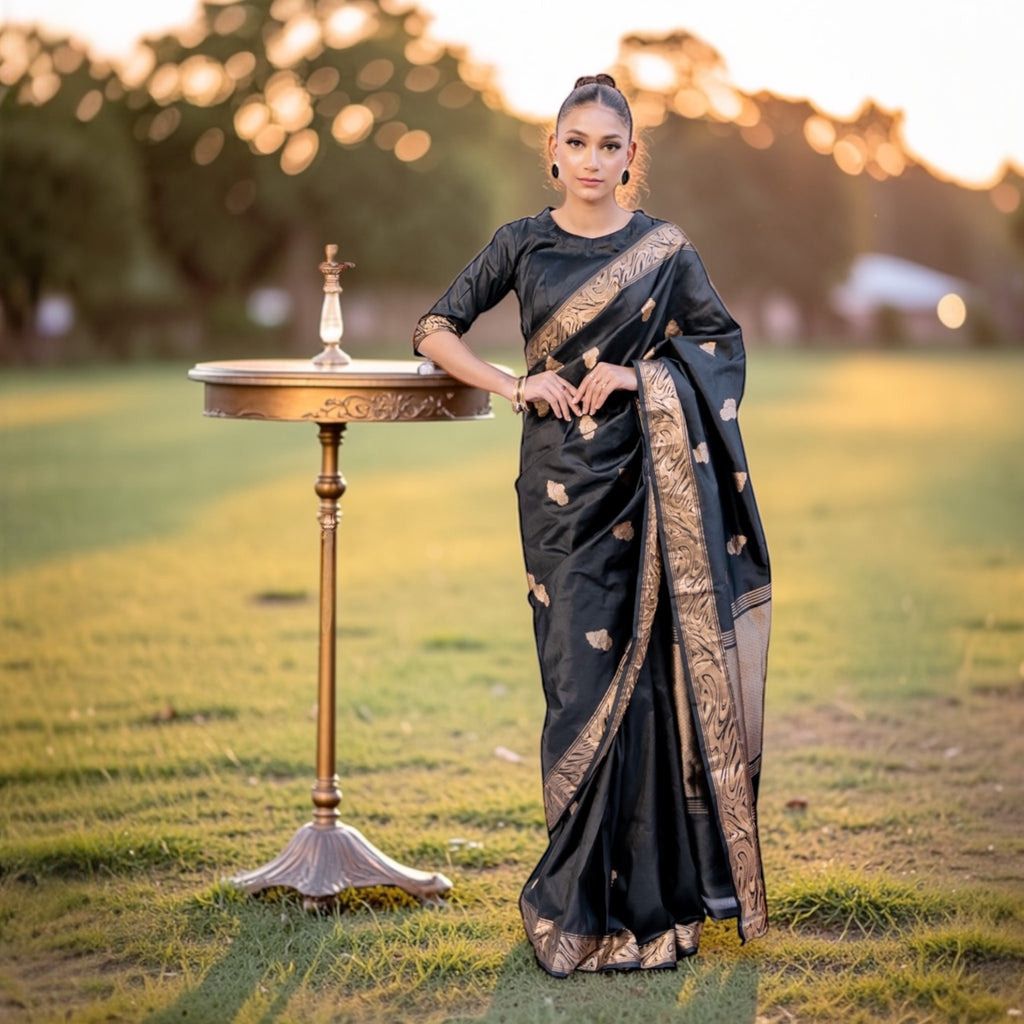Sacred Ties 1.3 | Handwoven Banarasi Saree