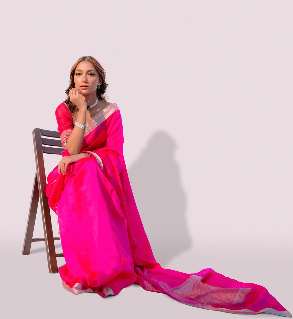 Sacred Hues 1.3 | Handwoven Banarasi Saree