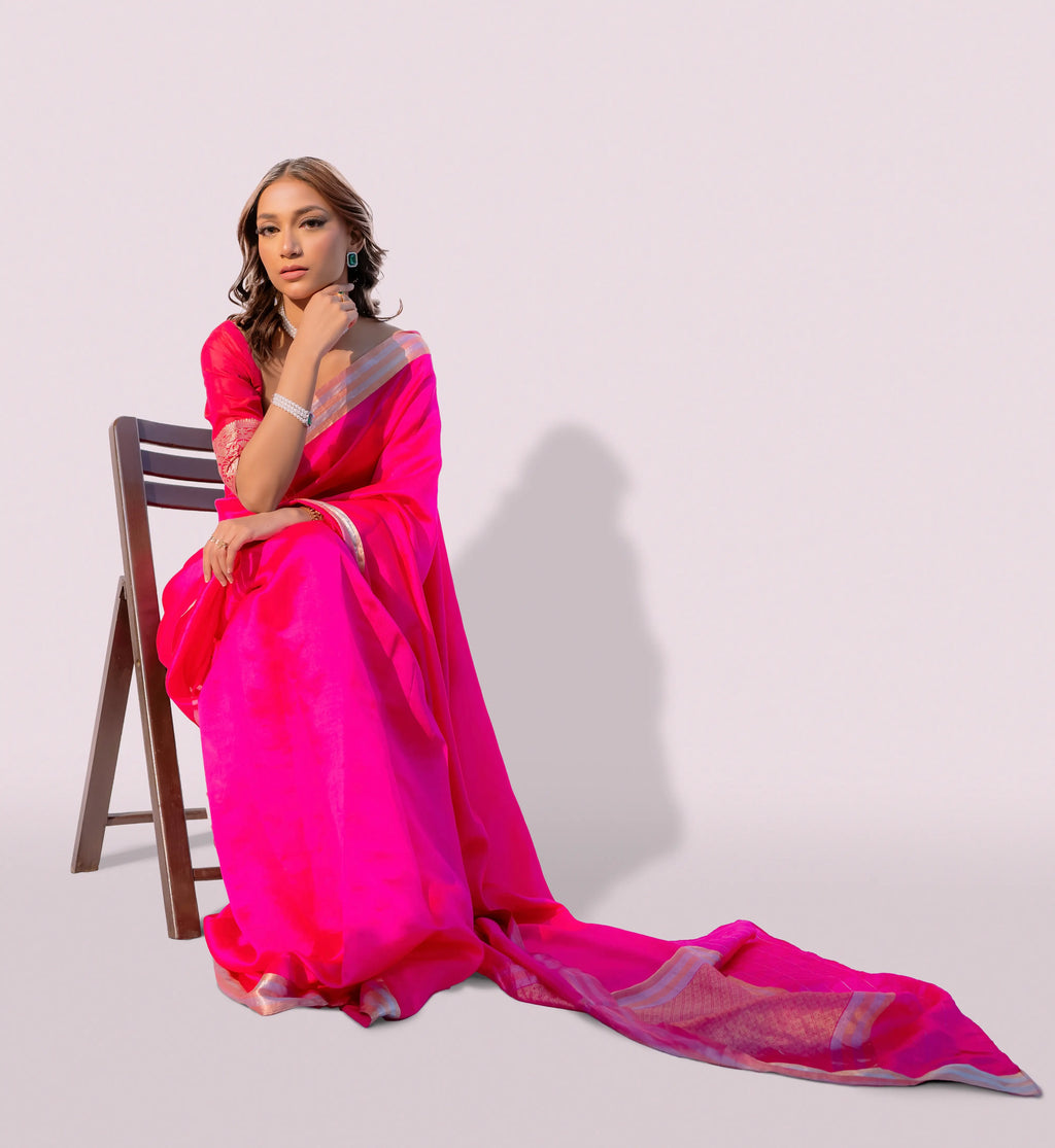Sacred Hues 1.3 | Handwoven Banarasi Saree