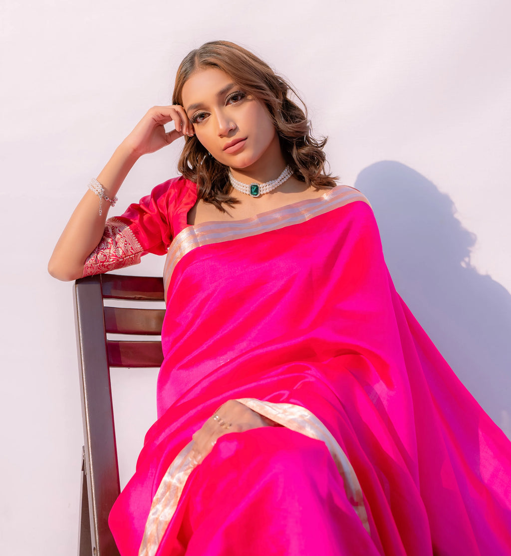 Sacred Hues 1.3 | Handwoven Banarasi Saree